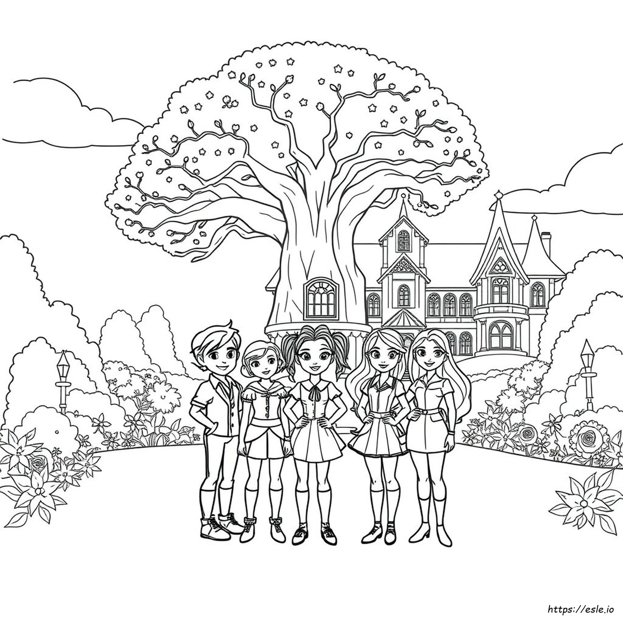 Descendants 3 Coloring Pages