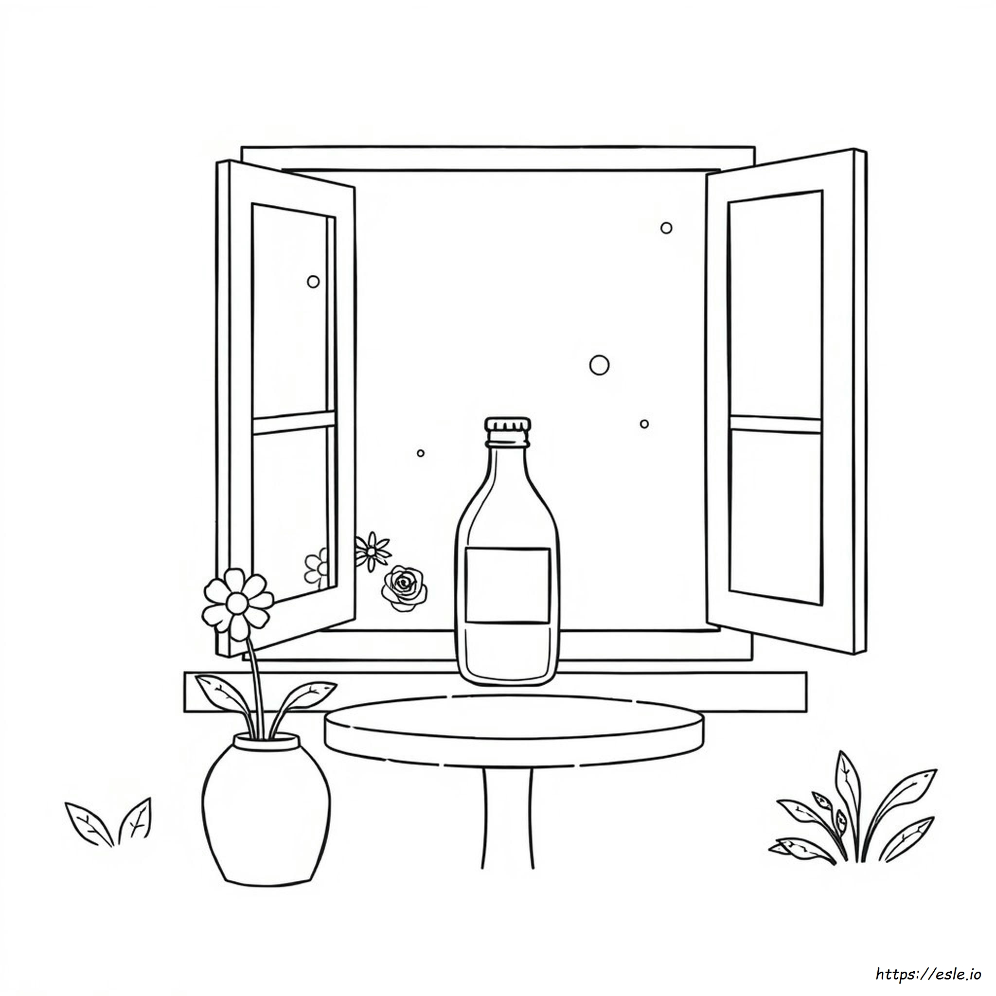 Coloring Picture Of Bottle