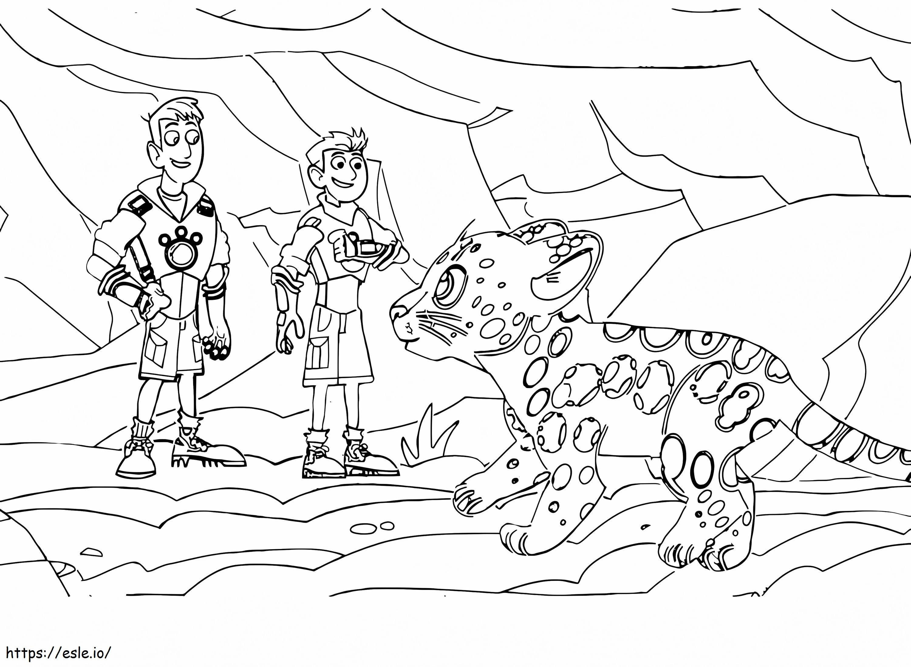 Wild Kratts 1 coloring page