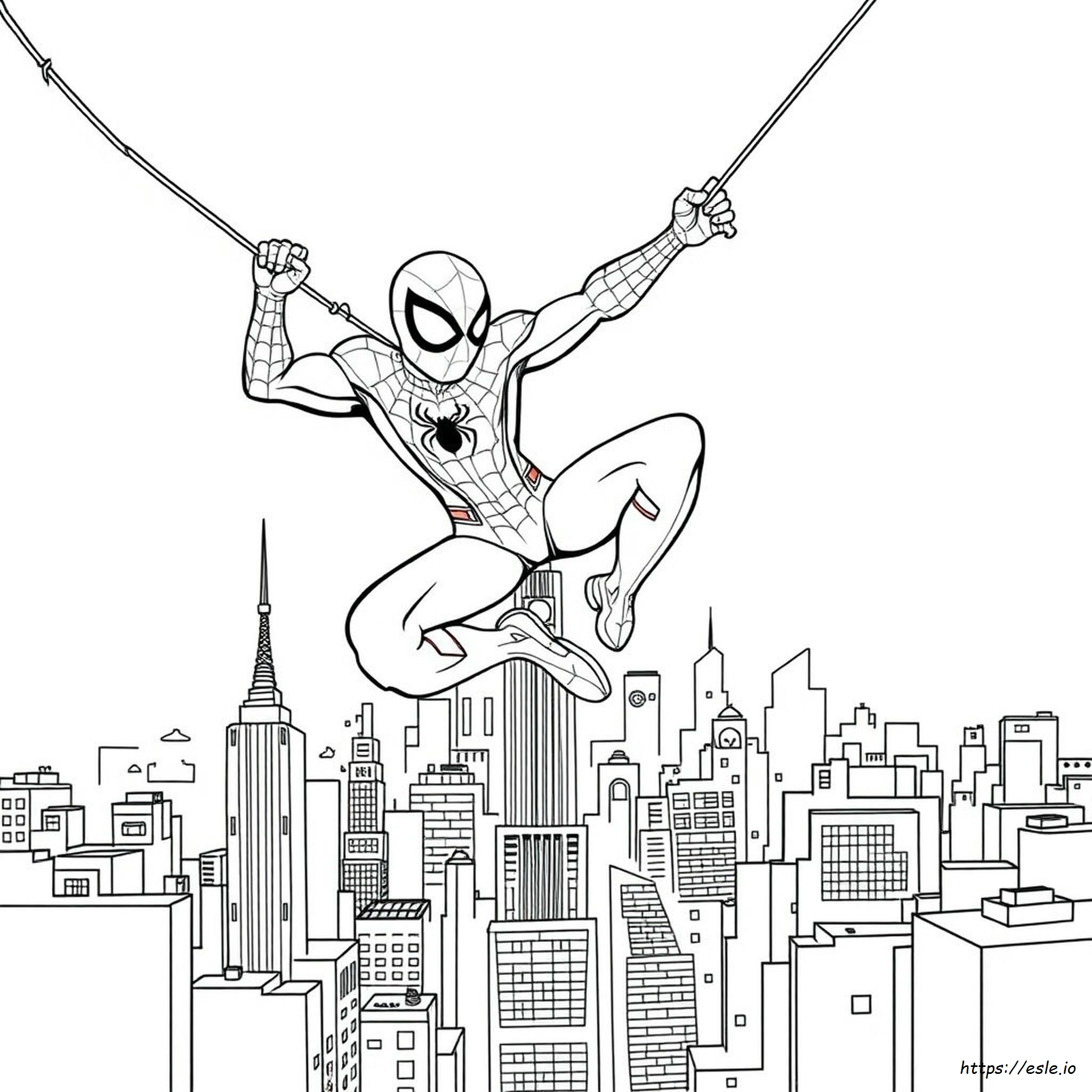 Libro Para Colorear De Spiderman En Pdf