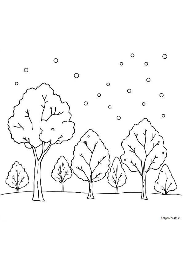Colouring Pages Of Seasons