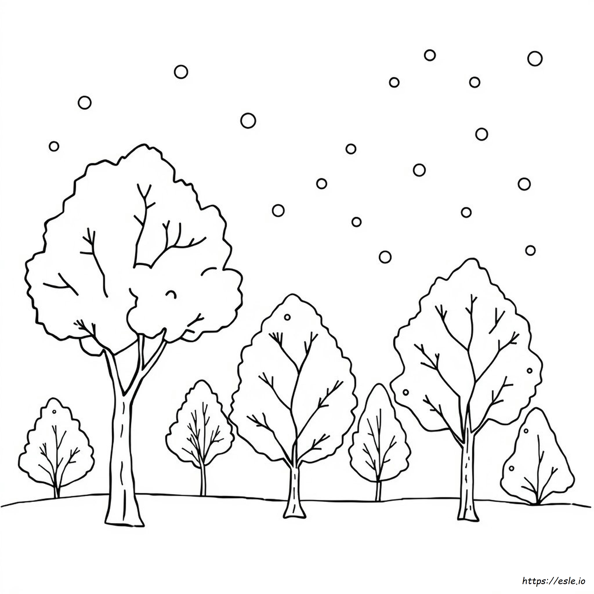 Colouring Pages Of Seasons