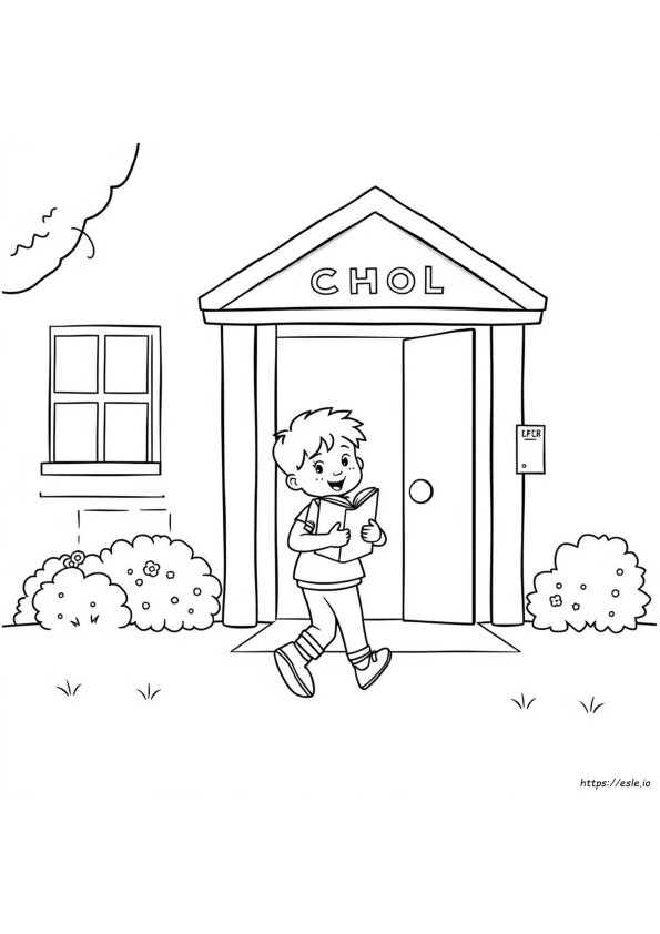 First Day Of School Coloring Pages Pdf