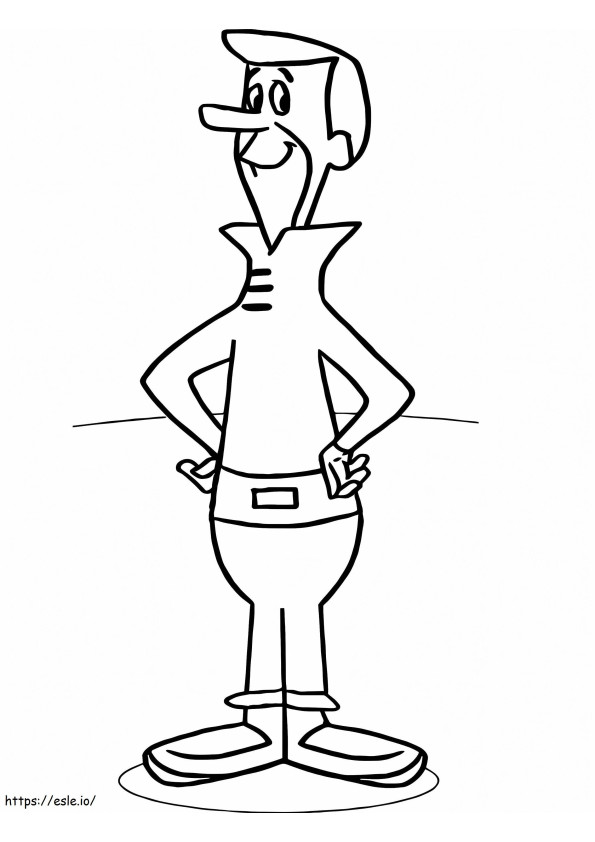 George Jetson 1 coloring page