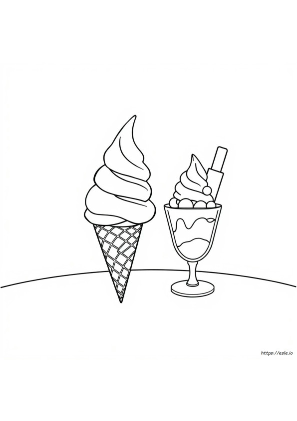 Free Printable Coloring Pages Of Ice Cream