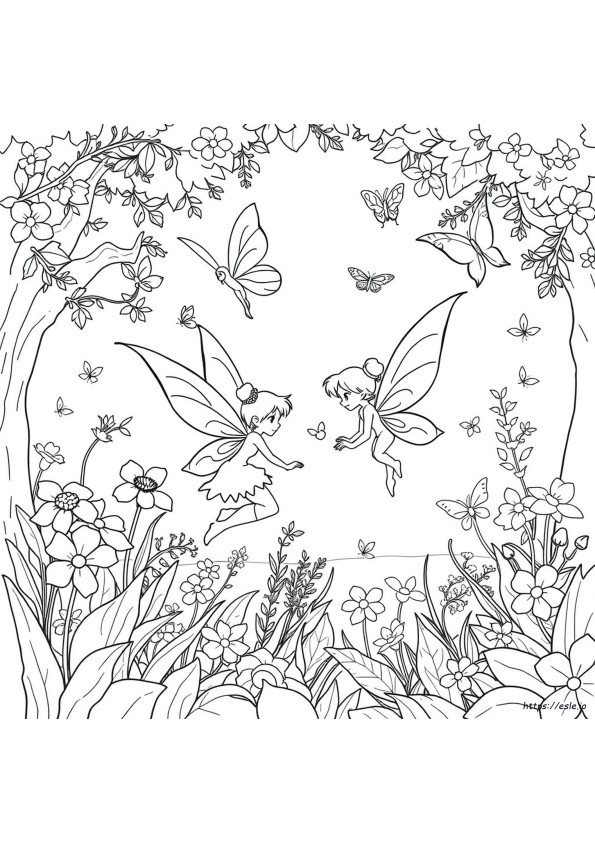 Disney Fairies Coloring Pages Free