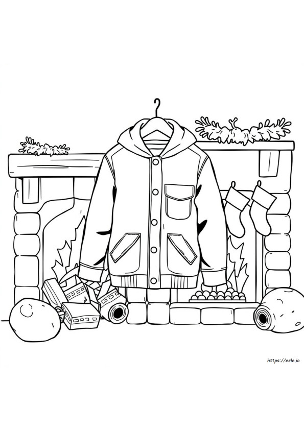 Coloriage Veste