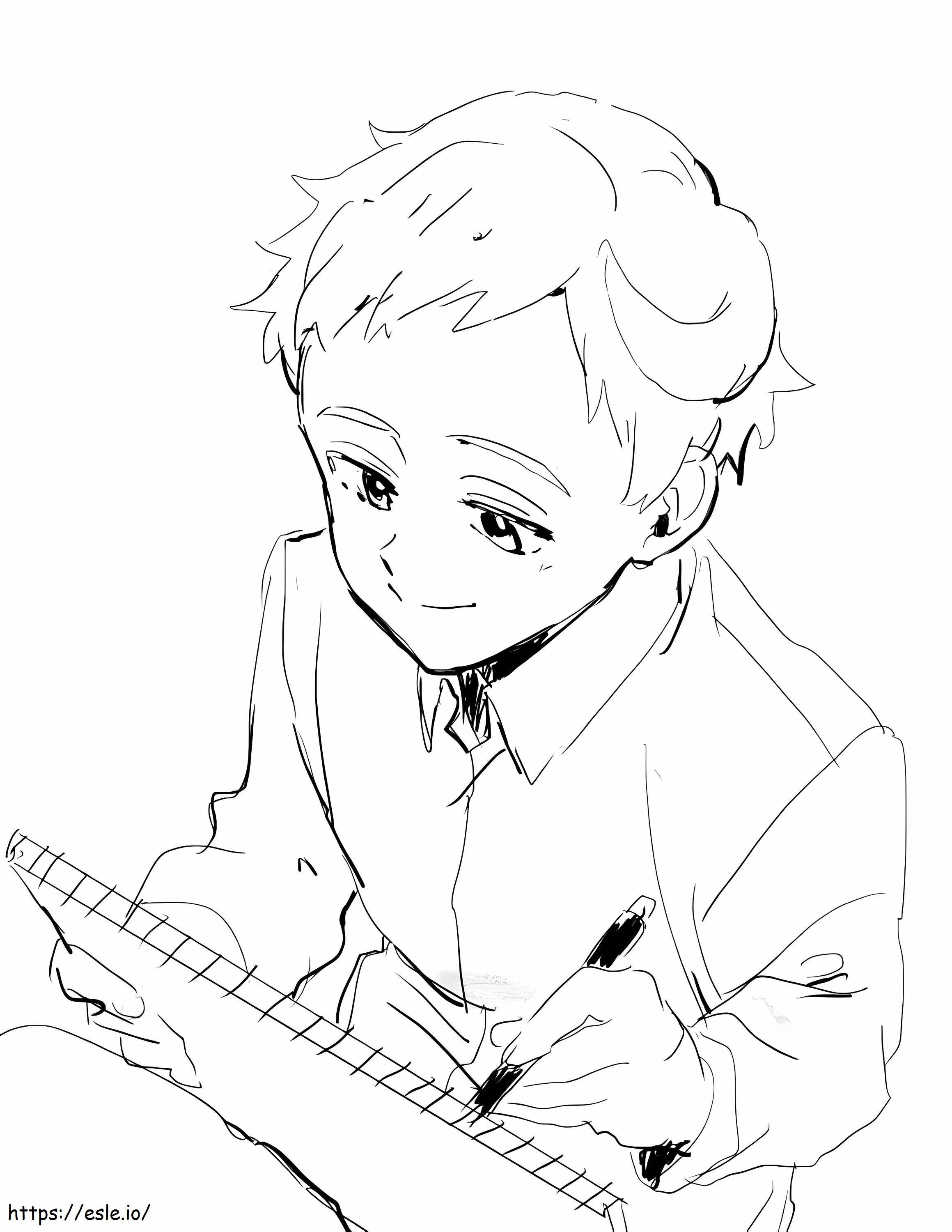 The Promised Neverland Norman coloring page