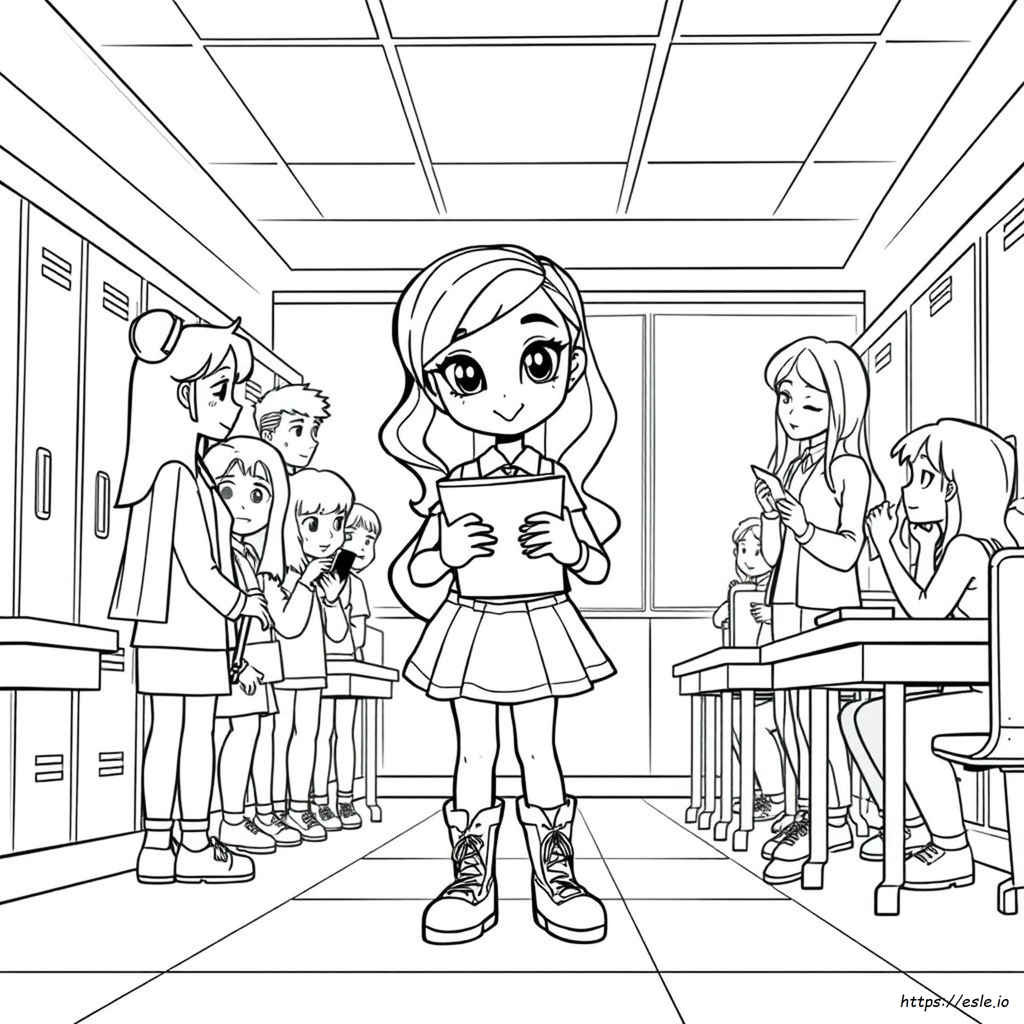 Rainbow High Coloring Pictures