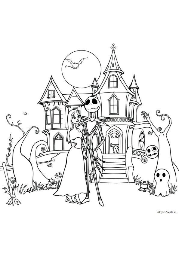 Nightmare Before Christmas Disegni Da Colorare Gratis