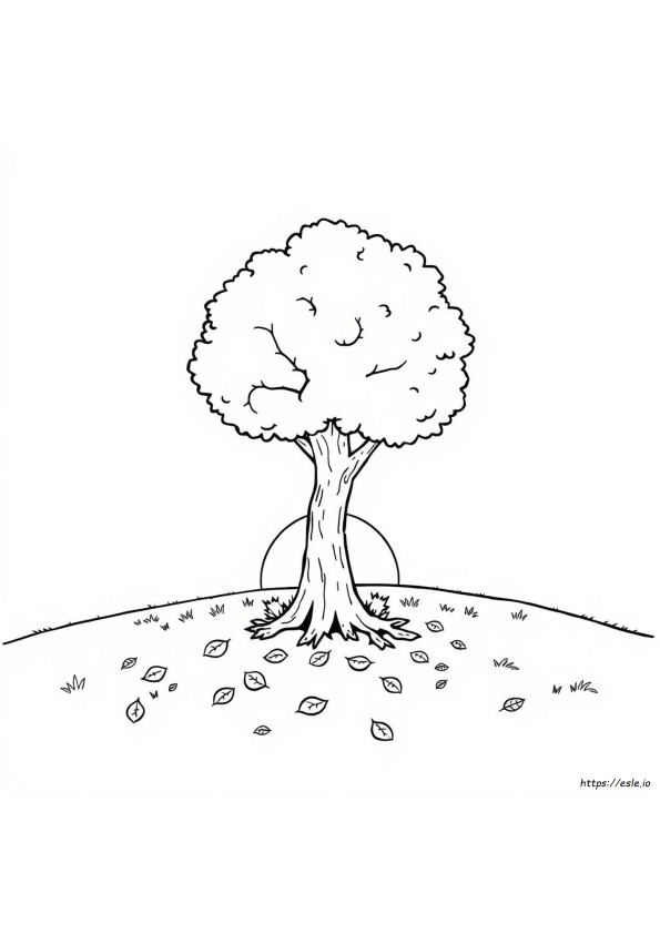 Coloriage Arbre