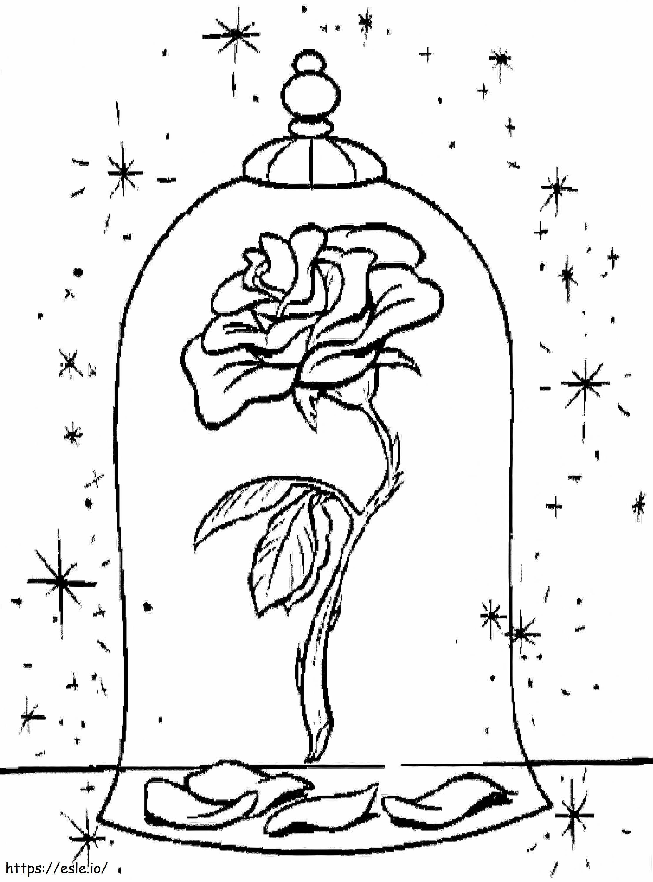 Beauty And The Beast Rose Drawing 68154 Beauty And The Beast Rose Drawing Free Printable Of Beauty And The Beast Rose Drawing Scaled 2 coloring page