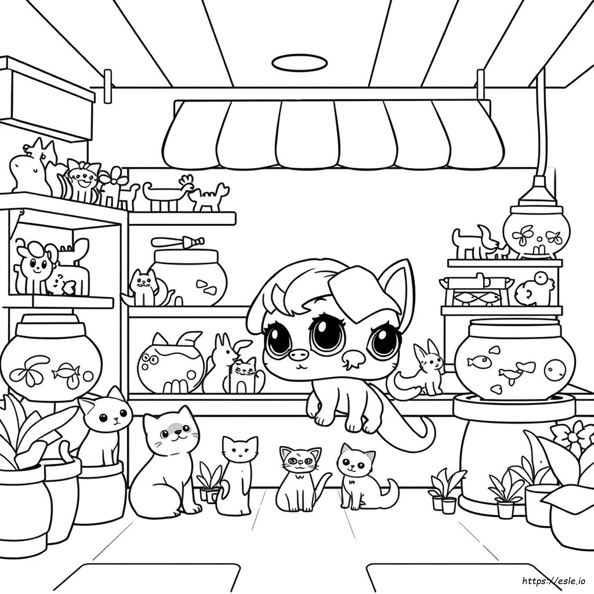 Little Pet Shop Coloring Pages Printable