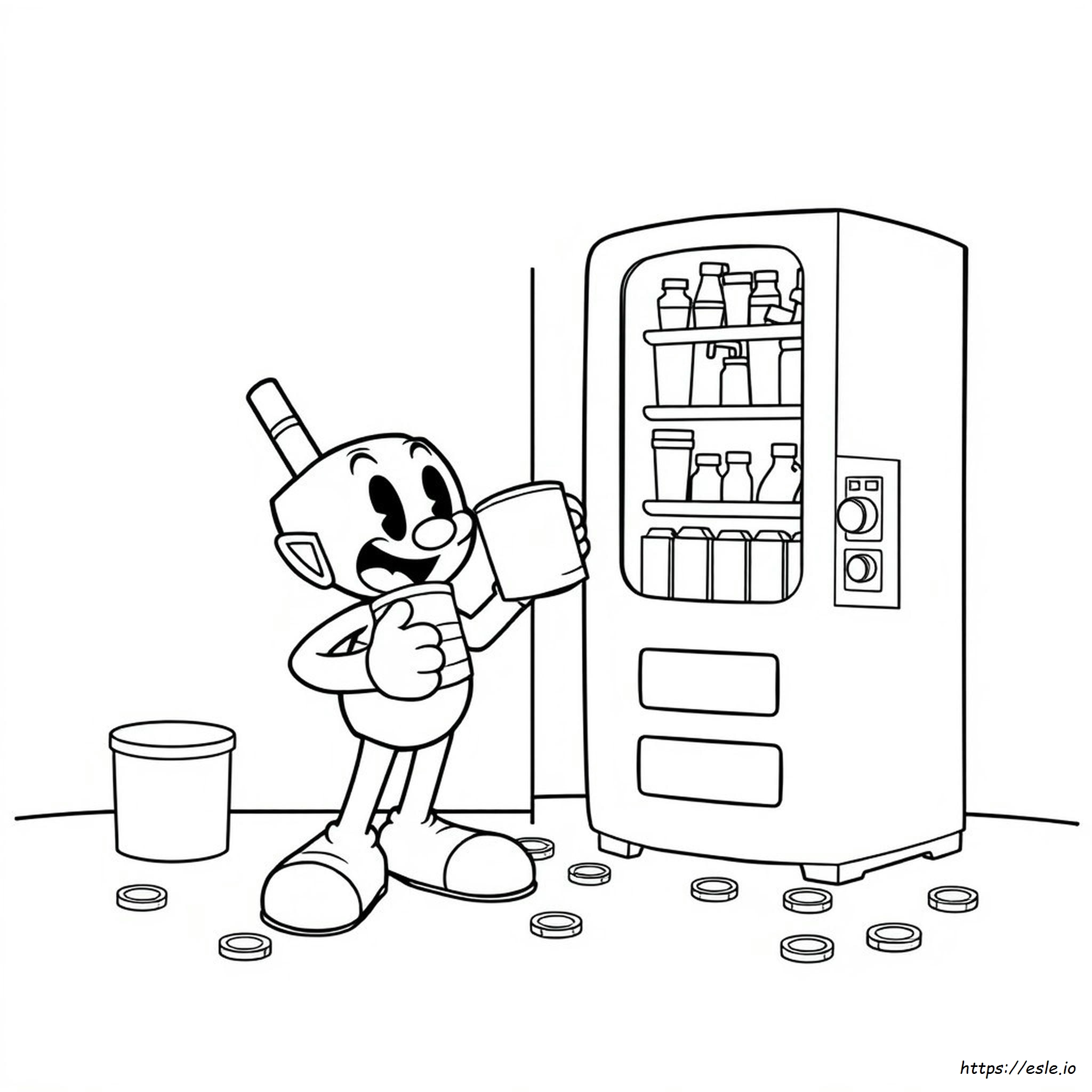 Free Printable Cuphead Coloring Pages