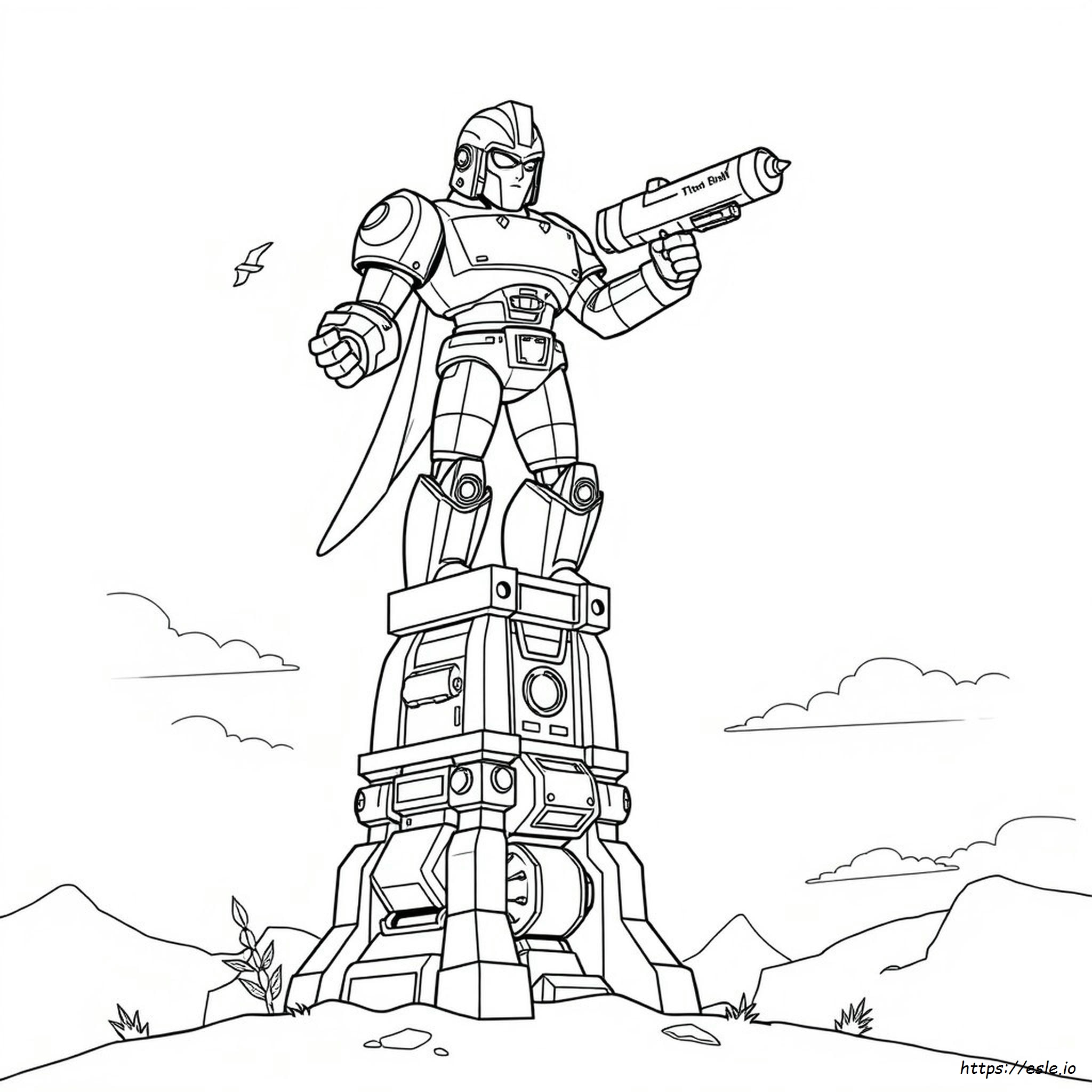 Skibidi Titan Drill Man Para Colorear