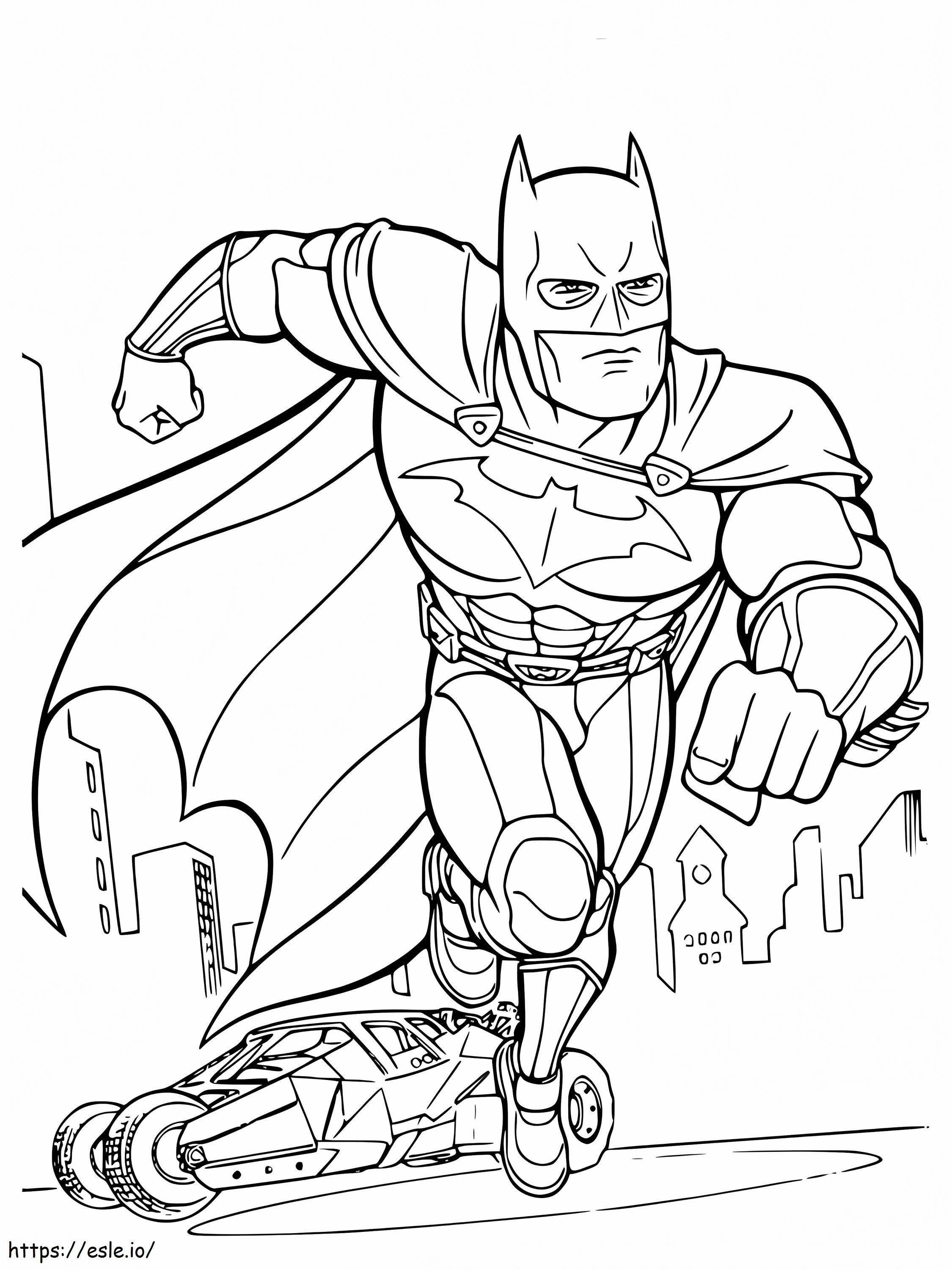 Cool Batman 768X1024 coloring page