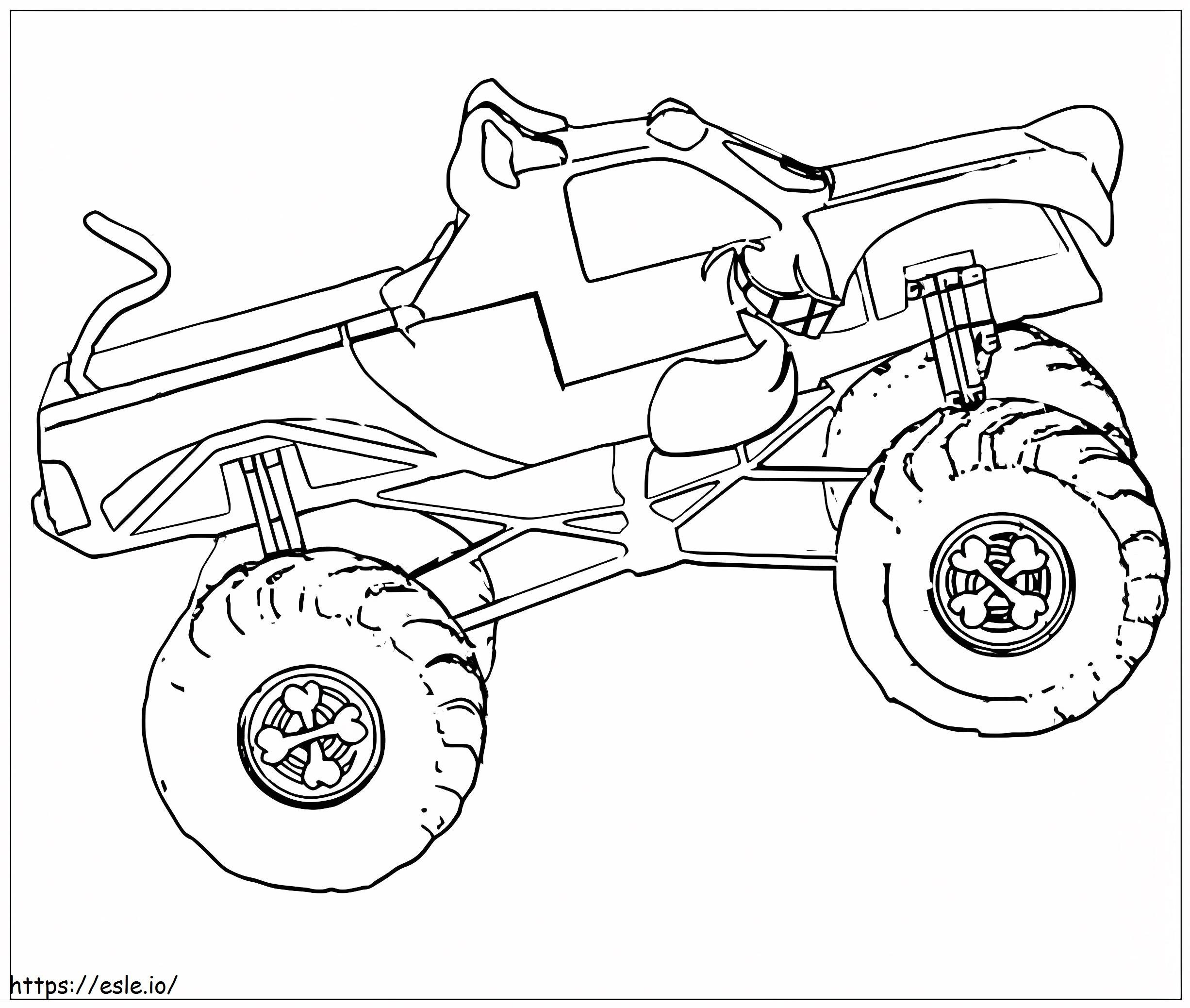Scooby'S Monster Truck coloring page