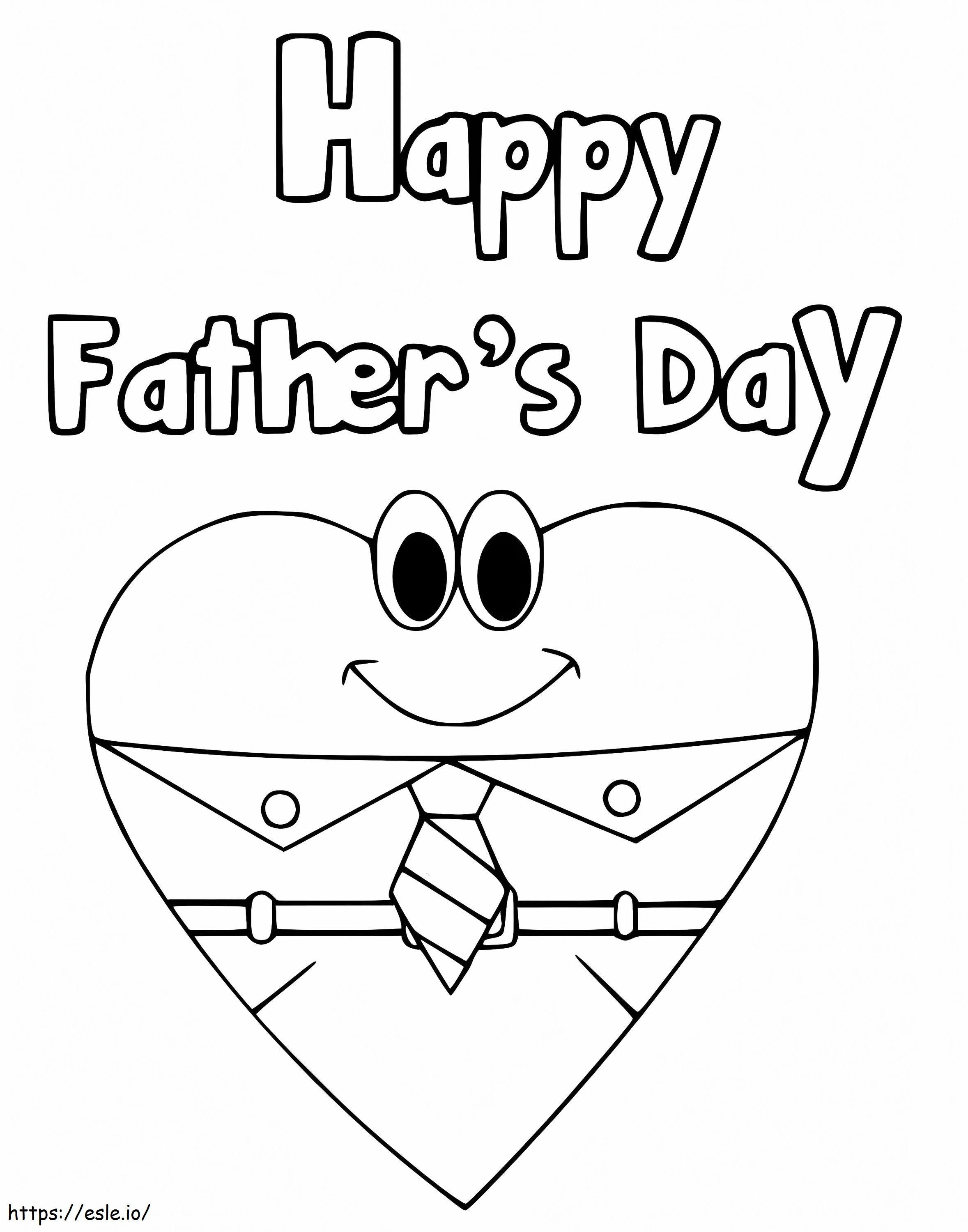 Happy Fathers Day 7 coloring page