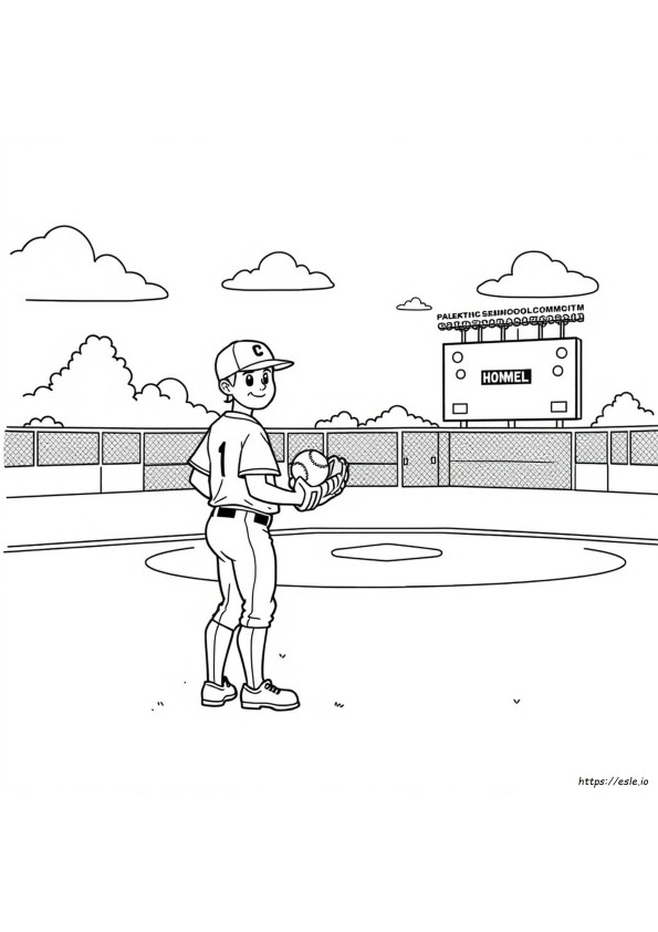 Coloriages De Baseball À Imprimer