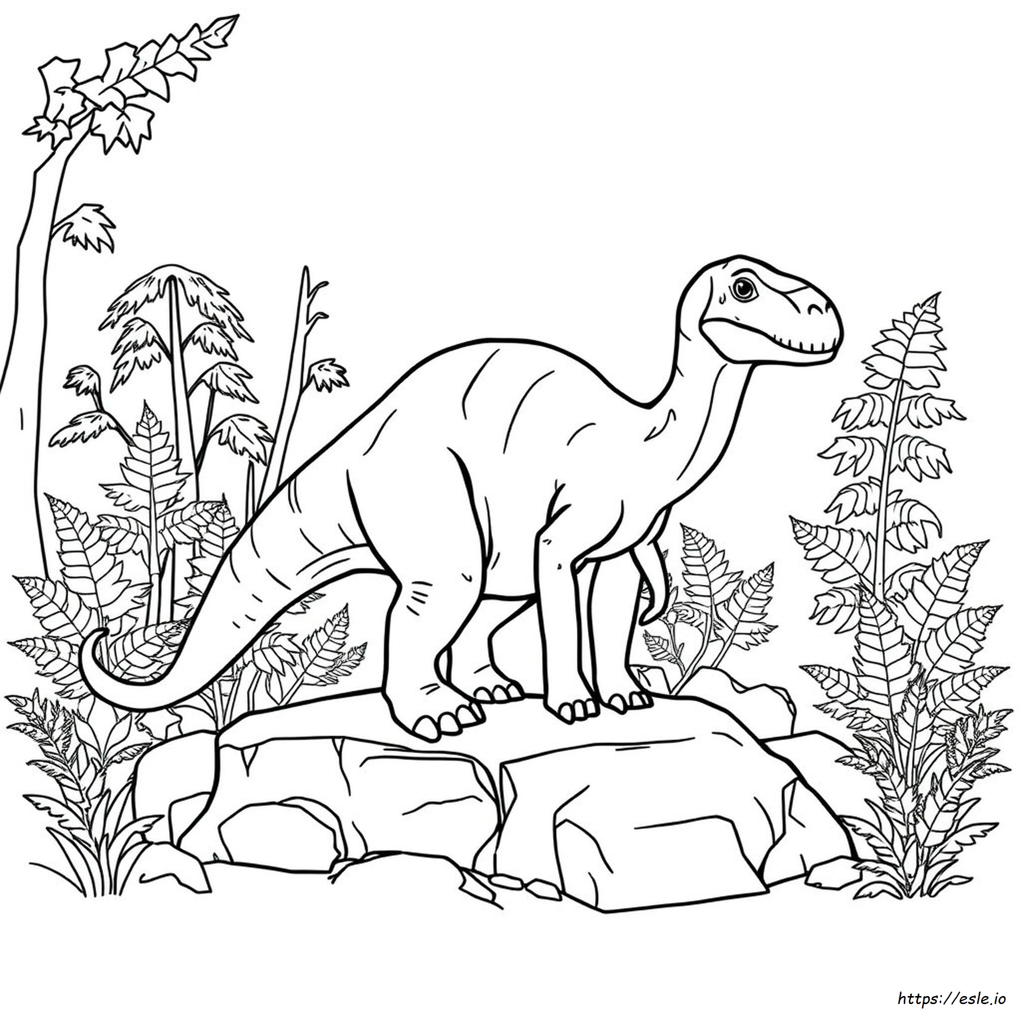 Coloriage Parasaurolophus