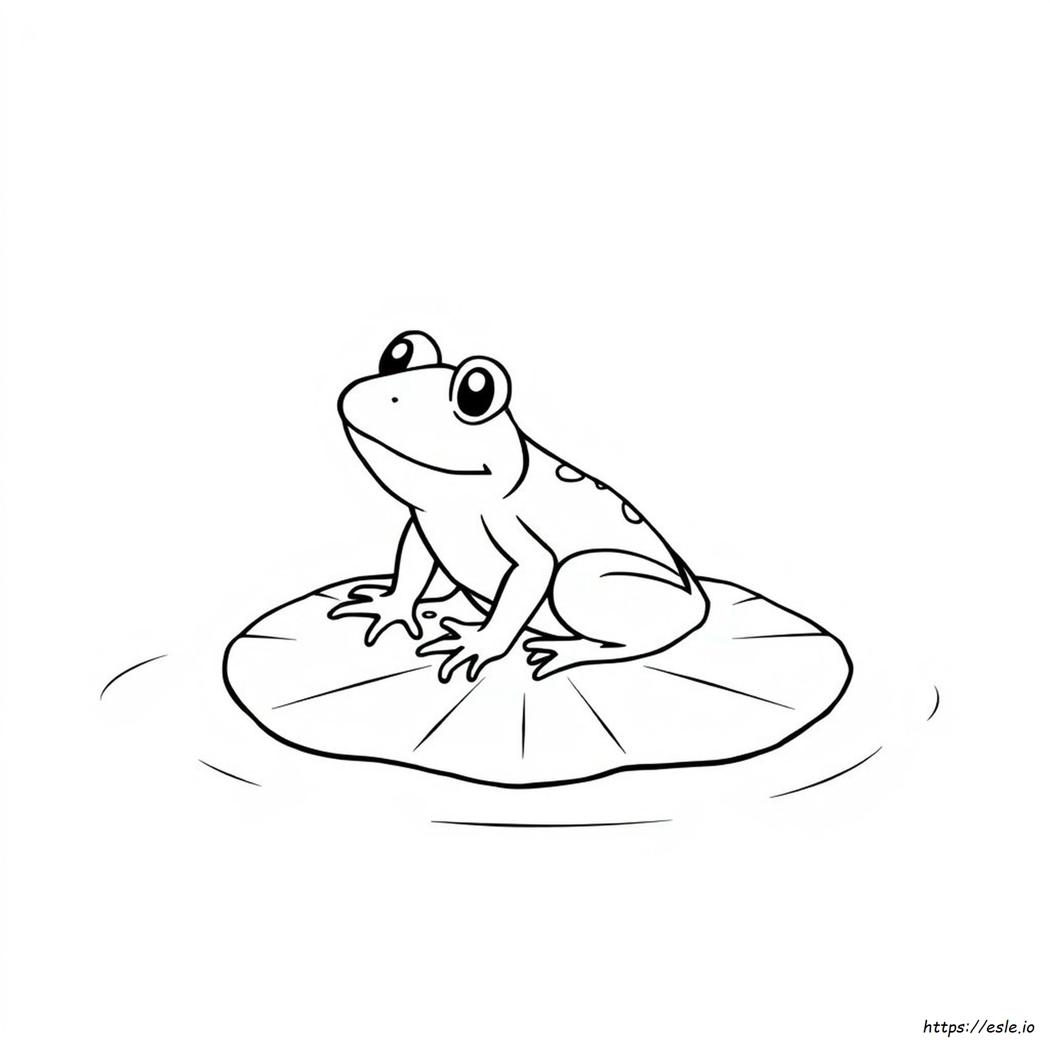 Rana Clipart Da Colorare