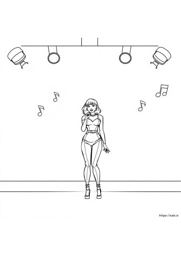 ジェシー・Jの塗り絵