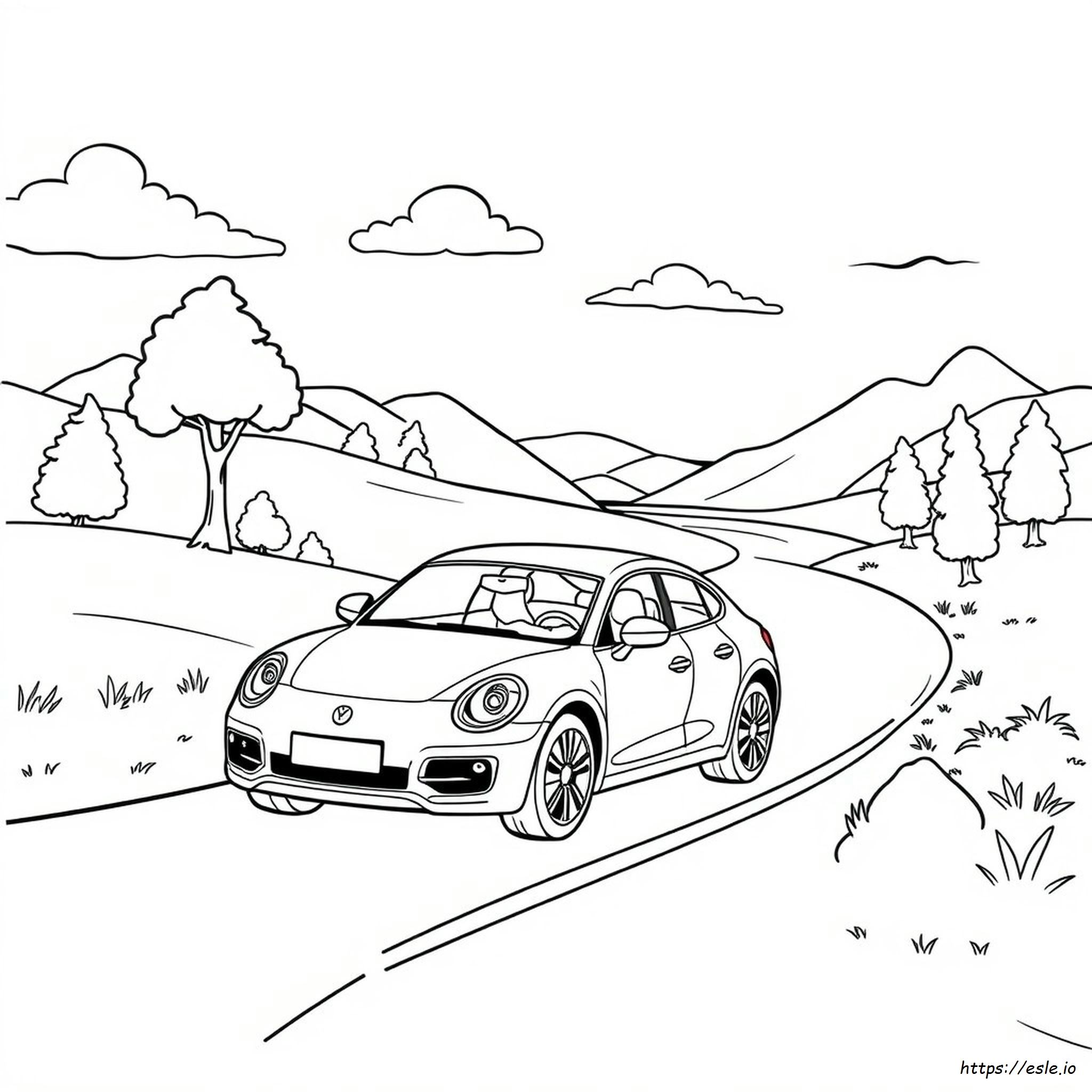 Auto Malbuchseiten