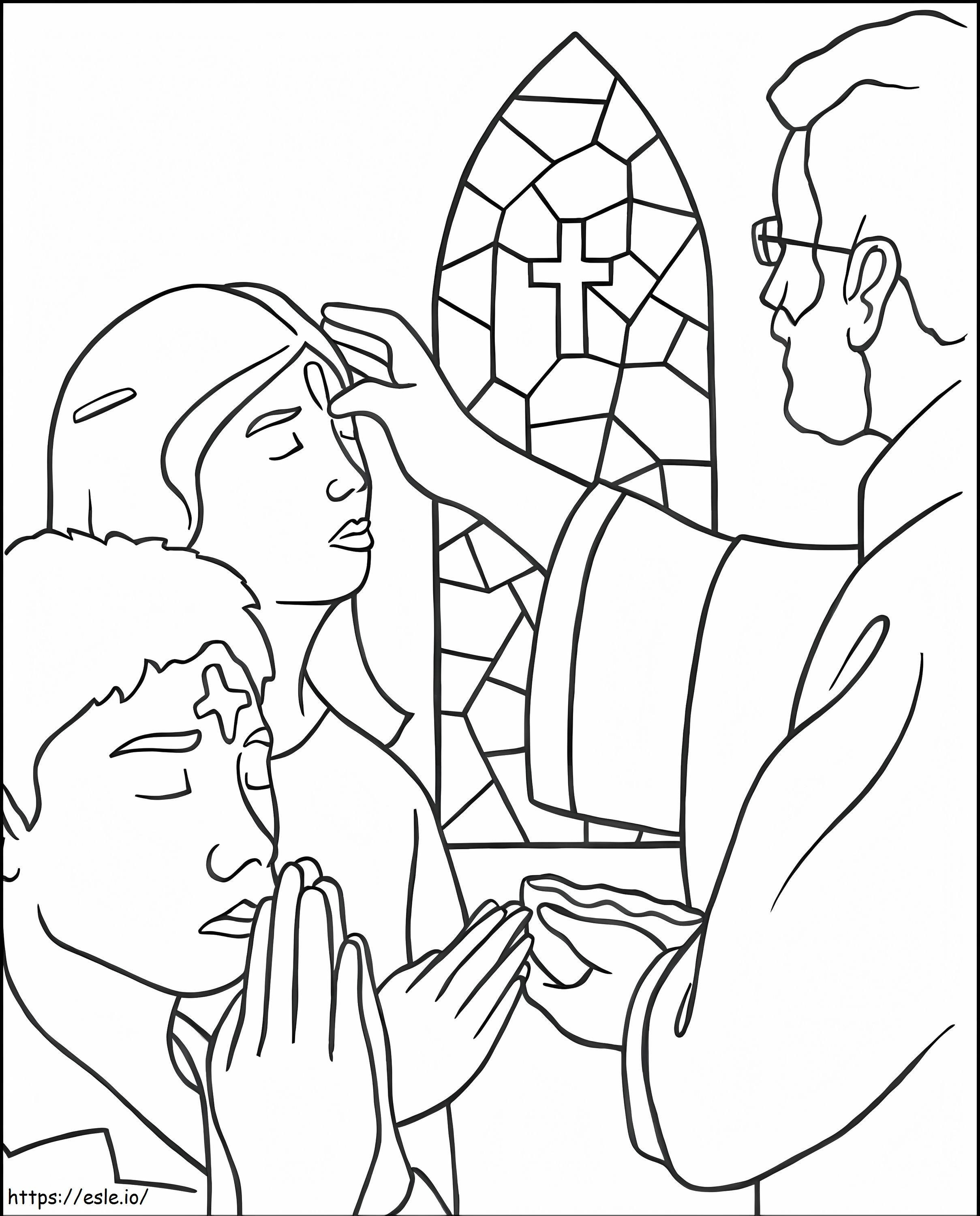 Ash Wednesday 1 coloring page