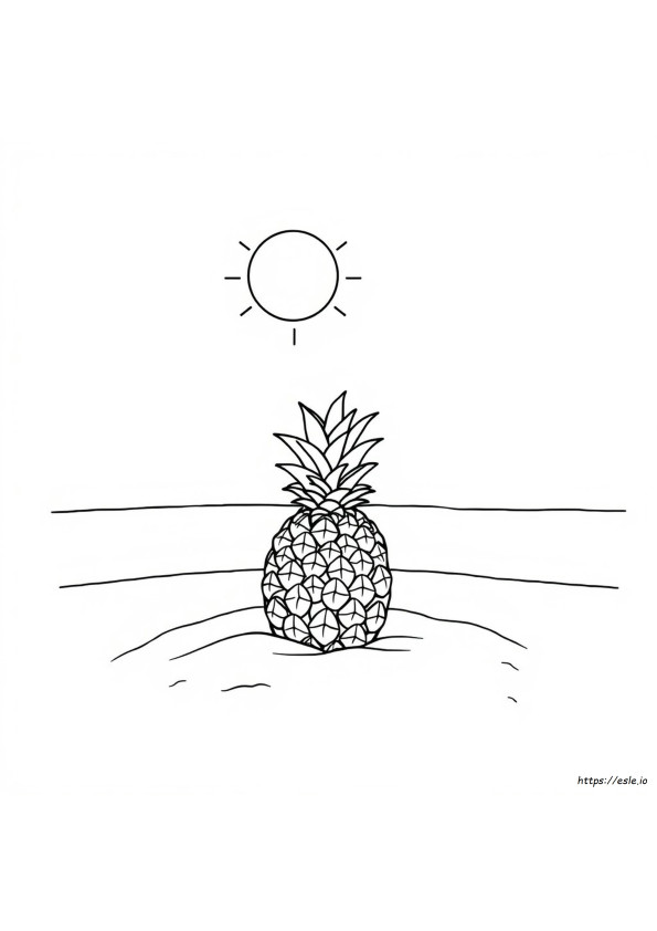 Dibujo Para Colorear De Piña