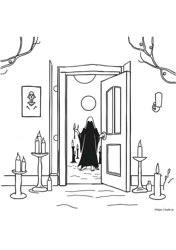 Porte Che Cigolano Disegni Da Colorare
