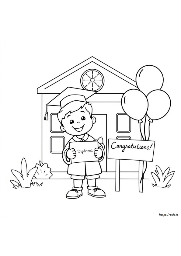 Disegni Da Colorare Per La Laurea Della Scuola Materna