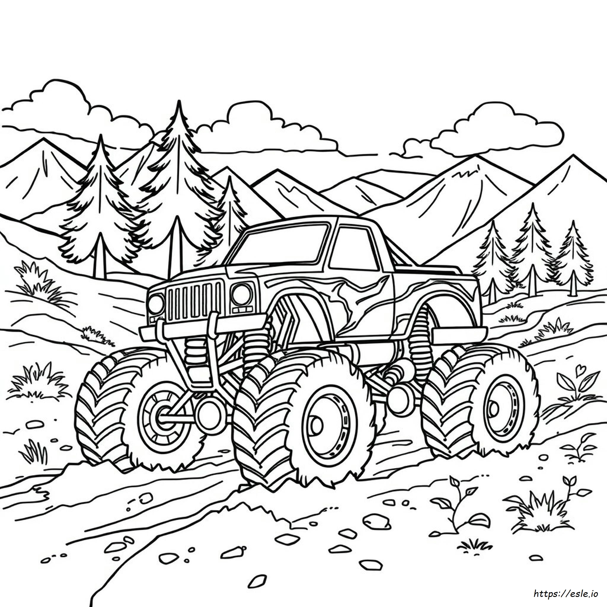 Kolorowanka Monster Truck