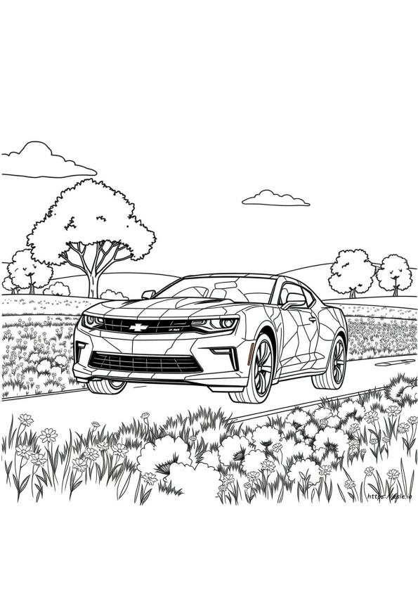 Camaro Coloring Pages Printable