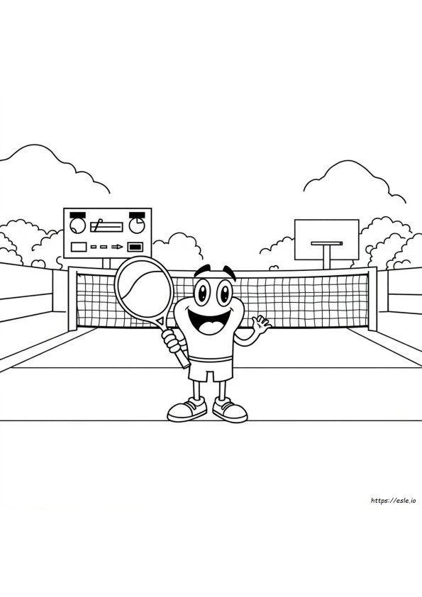 How To Color A Tennis Ball
