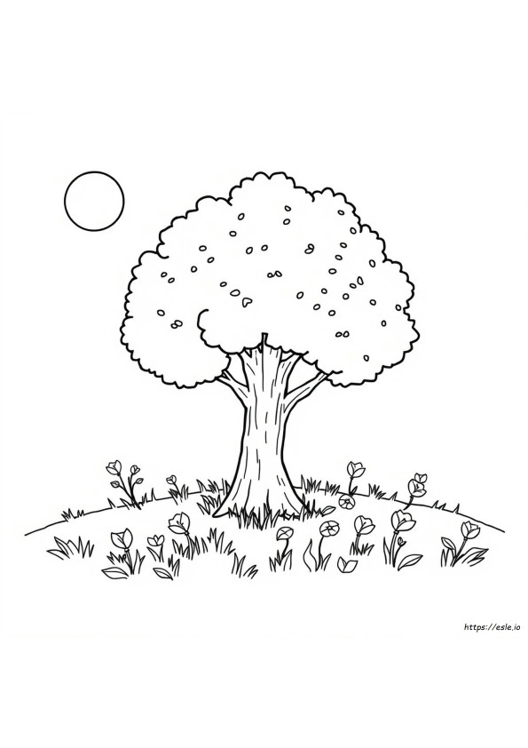 Coloriage Arbre