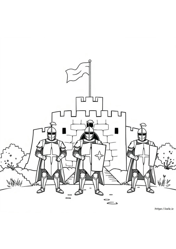 Disegni Medievali Da Colorare Gratis