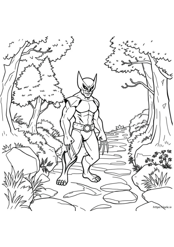 Wolverine Kleurplaat