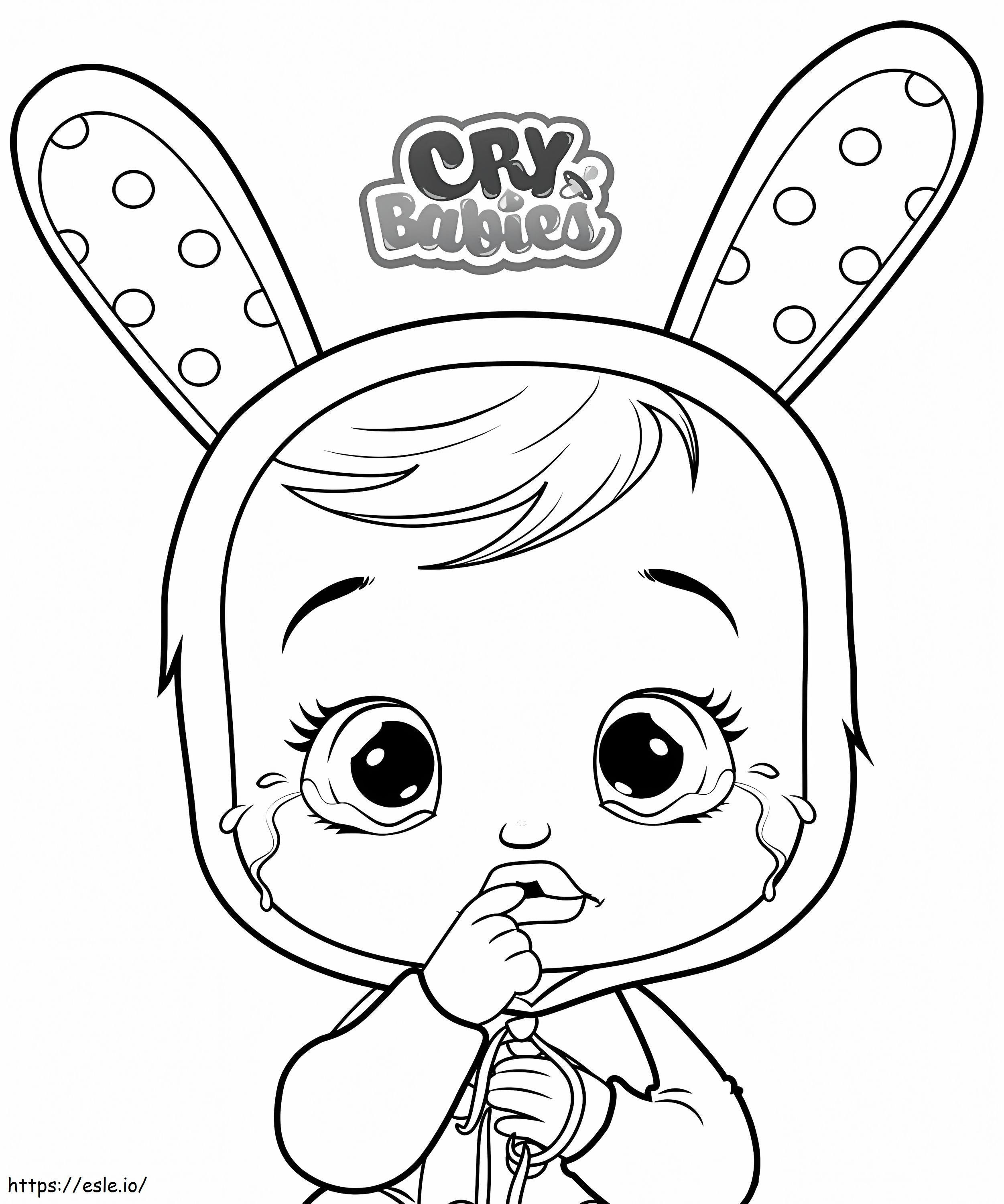 Printable Cry Babie coloring page