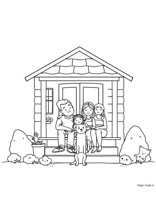 Family Coloring Sheets Printable