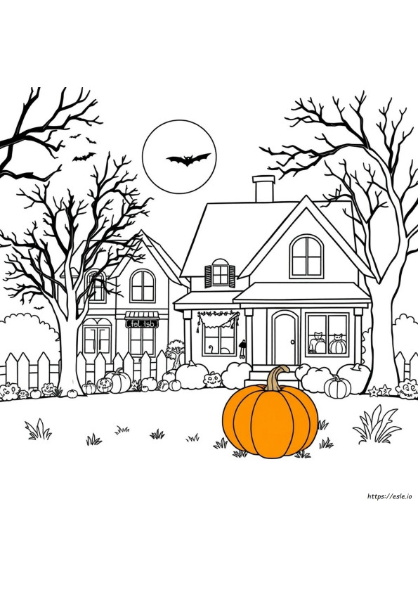 Halloween Themed Coloring Pages For Adults