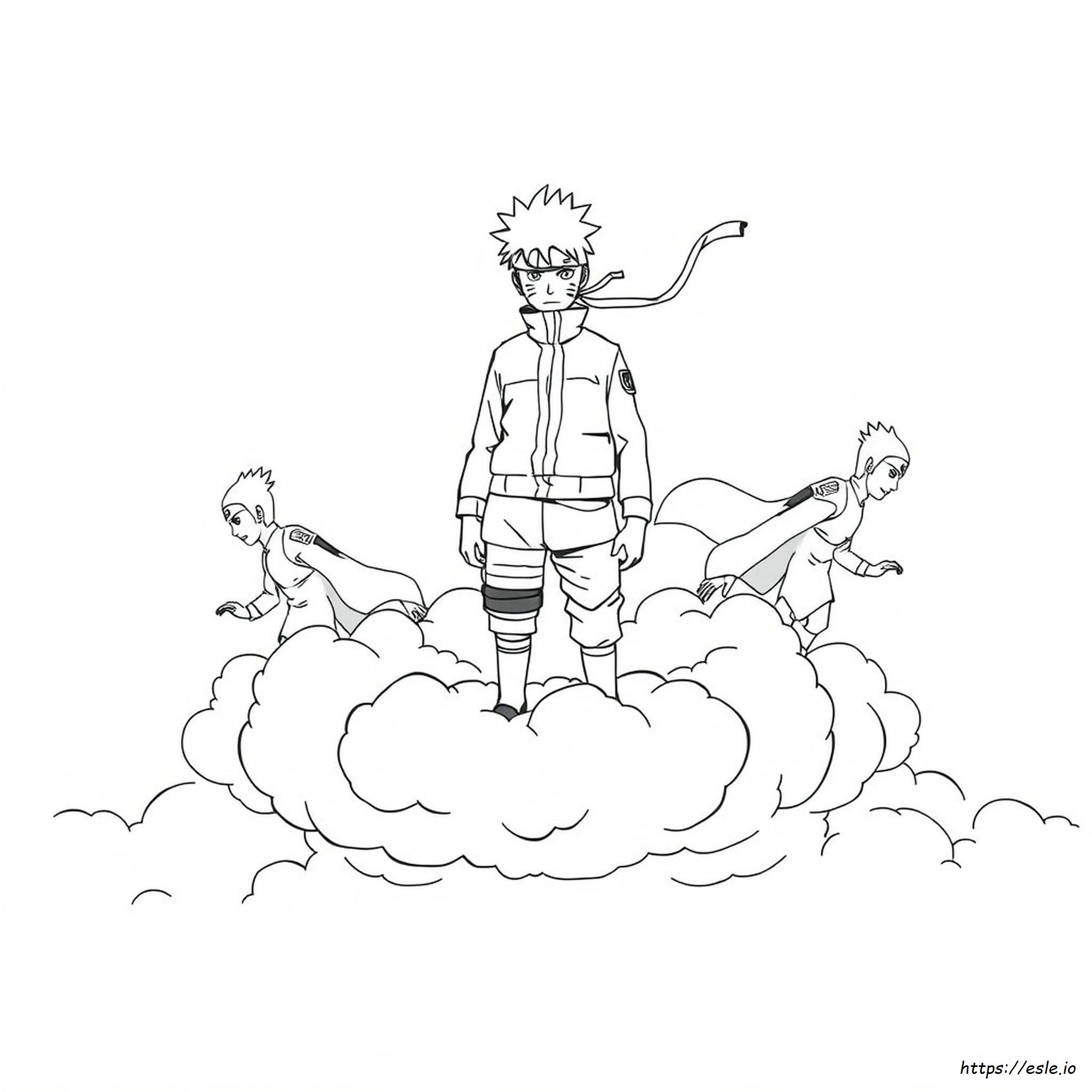 Naruto Anime Gambar Mewarnai