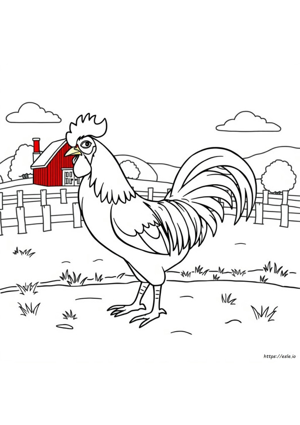 Cómo Colorear Un Gallo