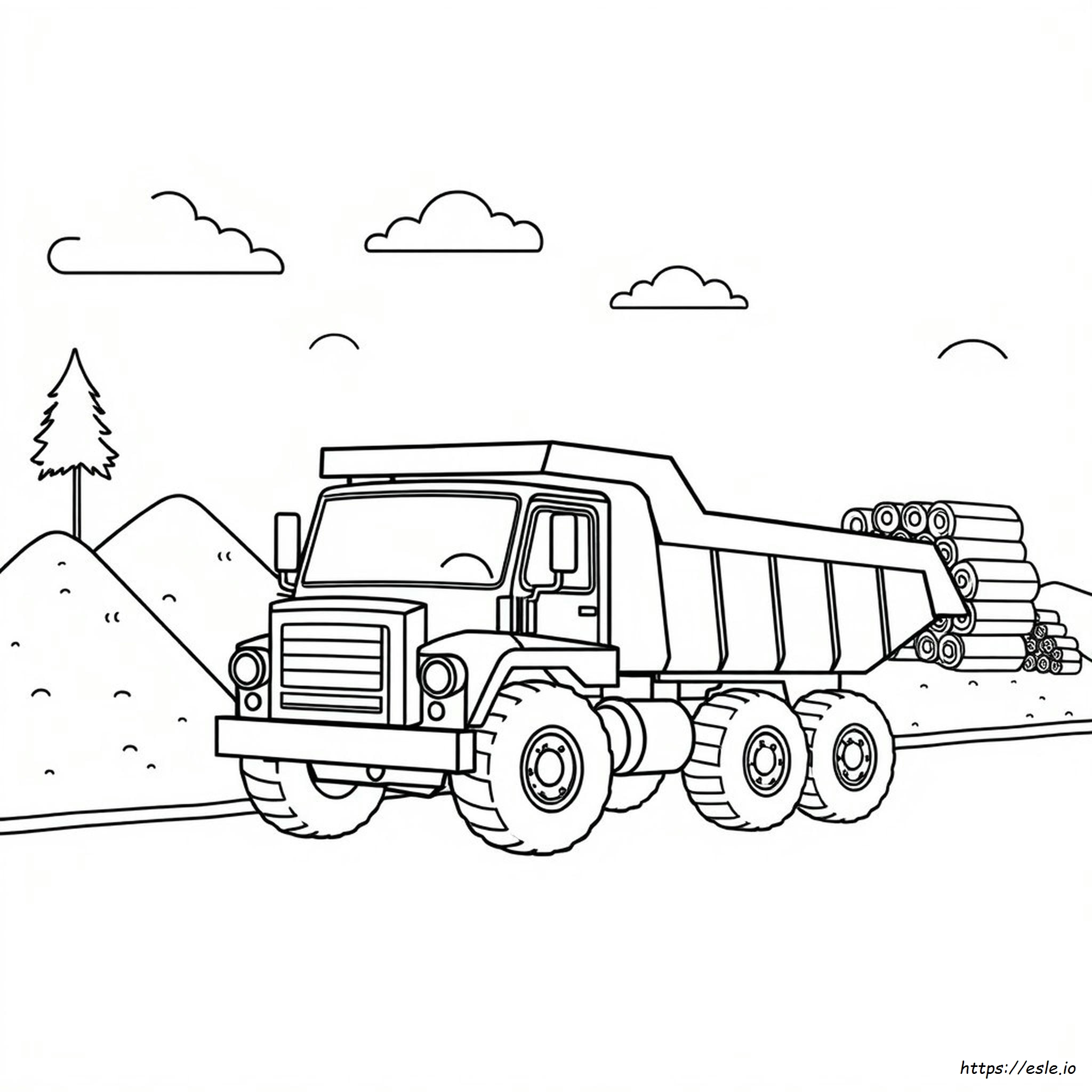 Disegni Da Colorare Camion Ribaltabili