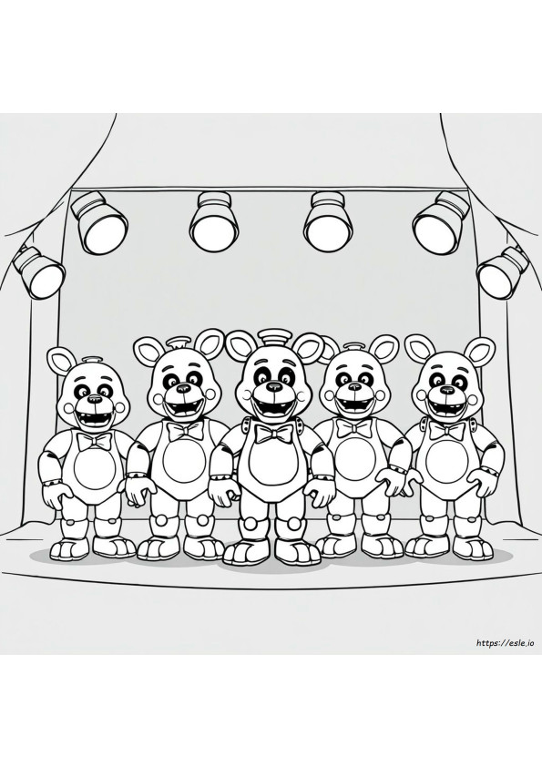 Fnaf Coloring Pages To Print
