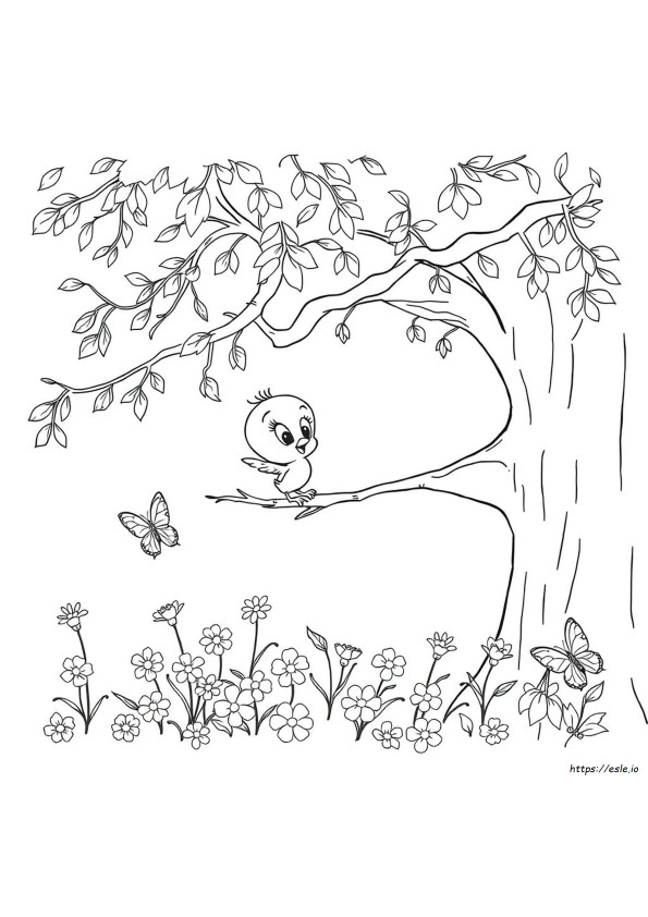 Kolorowanka Tweety Bird