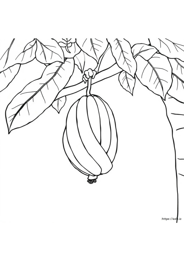 Colouring Pages Banana