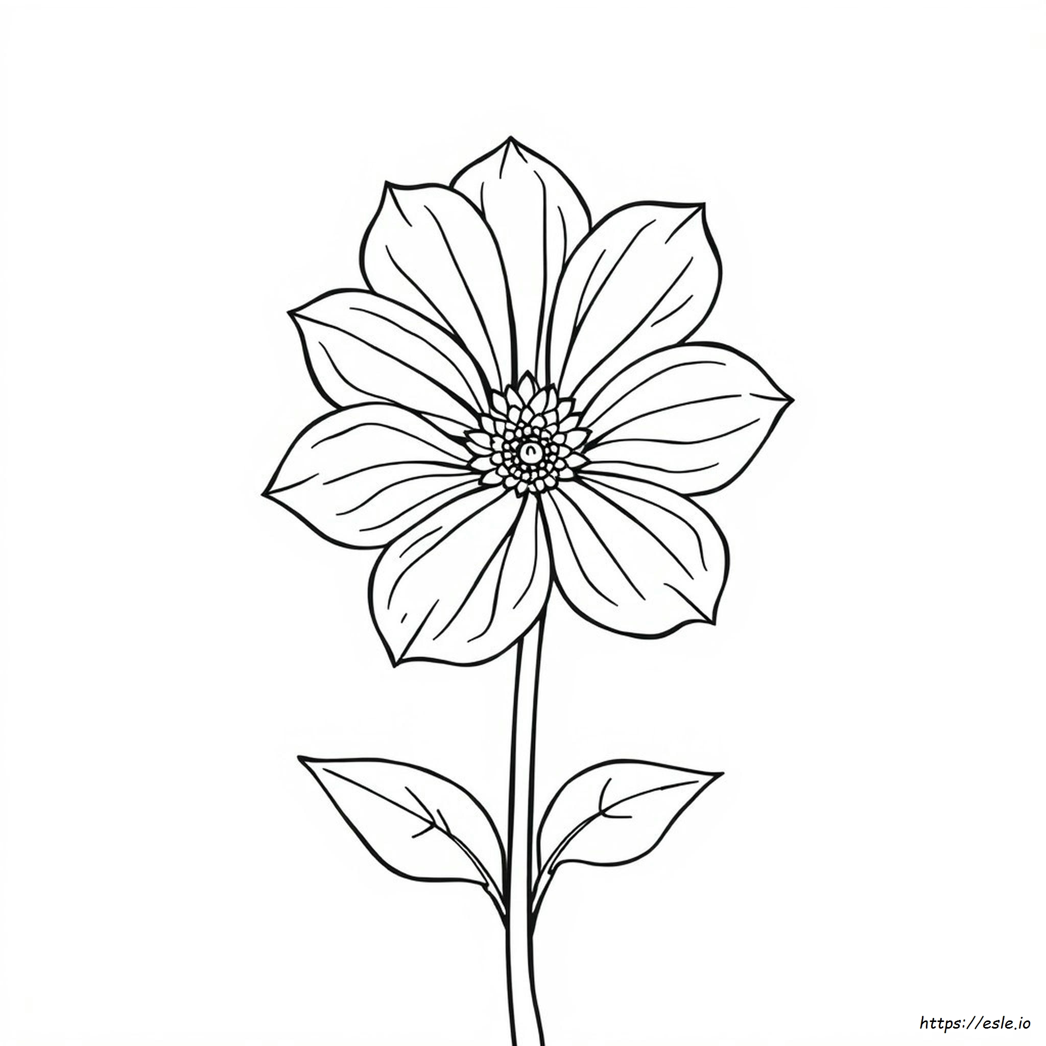 Advanced Hard Flower Coloring Pages