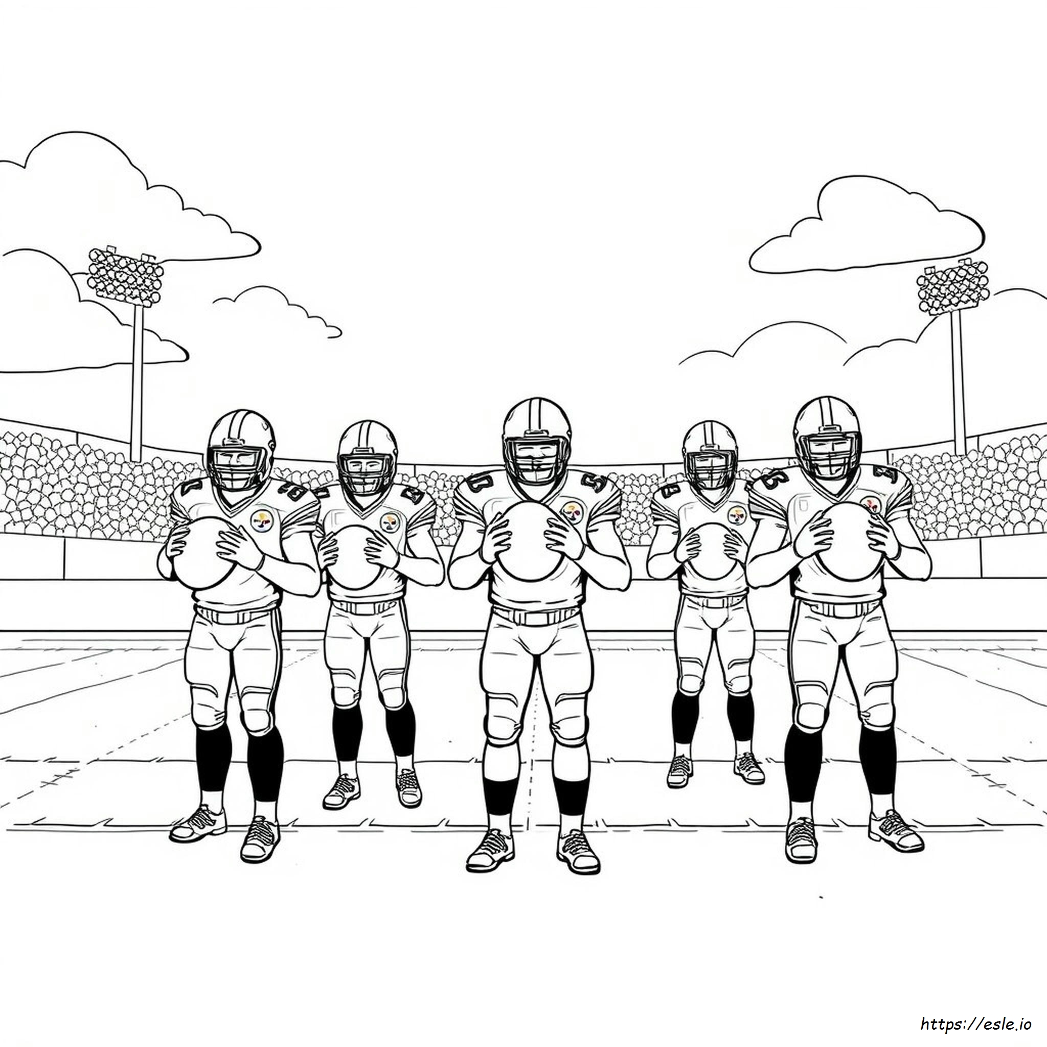 Páginas Para Colorear De Los Steelers