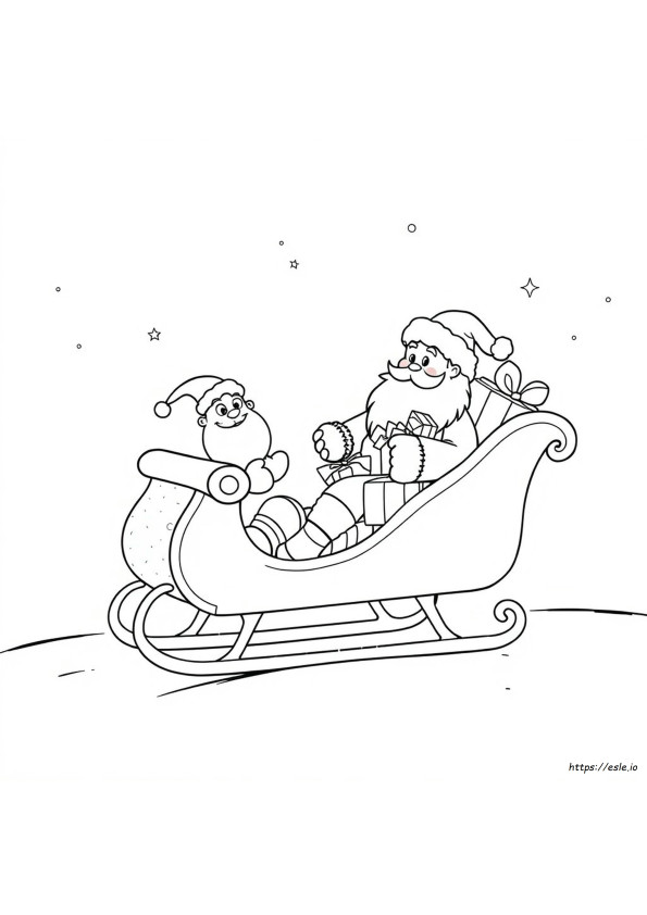 Libro De Actividades De Papá Noel Para Colorear
