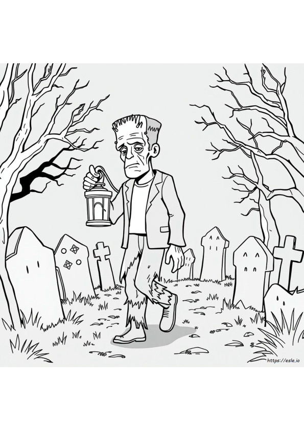 Disegni Di Frankenstein Da Colorare